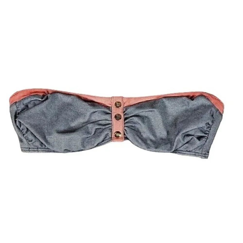 Tommy Hilfiger Bandeau Bikini Top Sz S